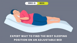 sleeping position on adjustable beds
