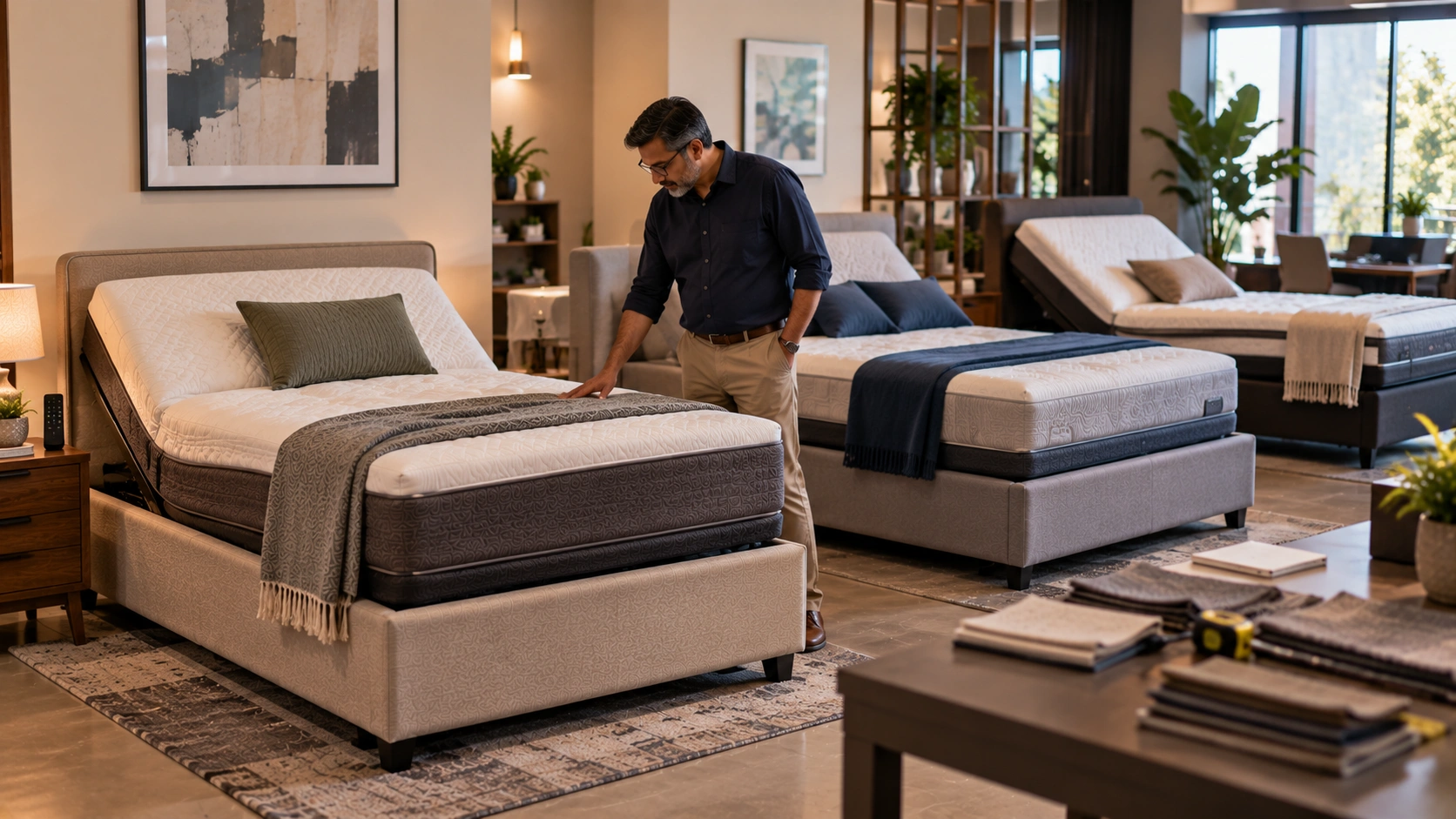 Adjustable beds for back pain in India.