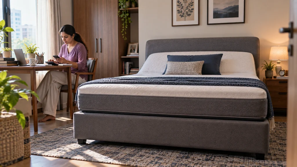 Best adjustable bed under ₹50,000 in India.